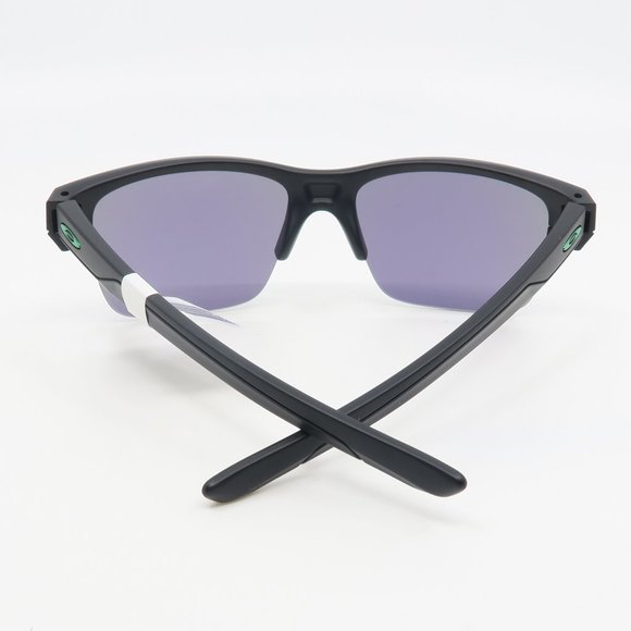 OO9316-09 Oakley Matte Black/ Green THINLINK Sunglasses with case - Picture 6 of 6